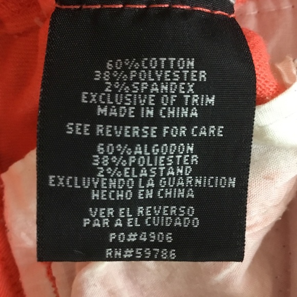 Orange Cropped Jean Vest Denim Trucker Style XS - Picture 6 of 7